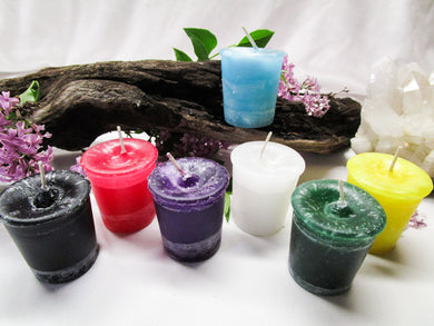 Scented Herbal Votive Candles Reike Charged - Exotic-Expressions.net