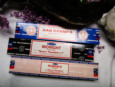 Satya Nag Champa Incense 15 Gram - Exotic-Expressions.net