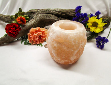 Himalayan Rock Salt Tealight Candle holder - Exotic-Expressions.net