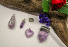 Load image into Gallery viewer, Amethyst Pendants - Exotic-Expressions.net
