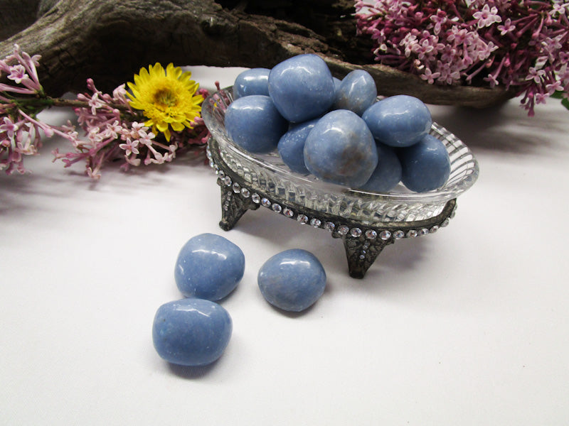 Angelite Tumbled - Exotic-Expressions.net