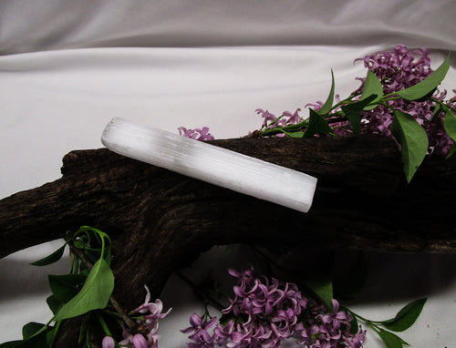 Natural Selenite Gypsum Crystal Wand 4