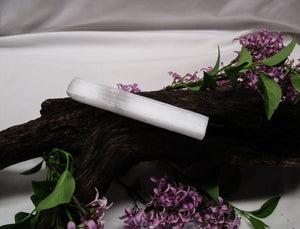 Natural Selenite Gypsum Crystal Wand 4" - Exotic-Expressions.net