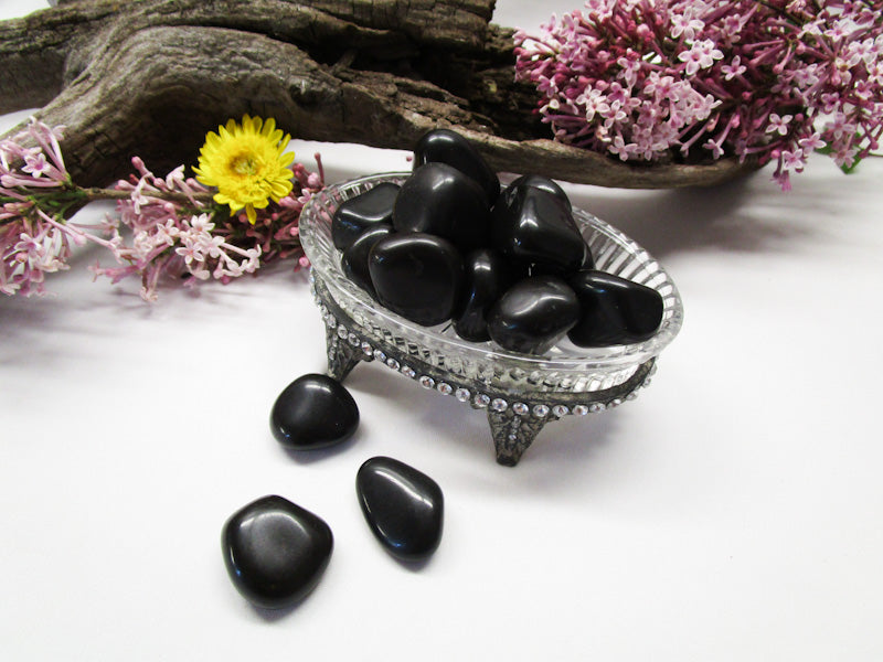 Black Tourmaline Tumbled - Exotic-Expressions.net